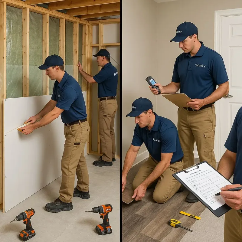 Repairs and Reconstruction process in Opportunity, WA
